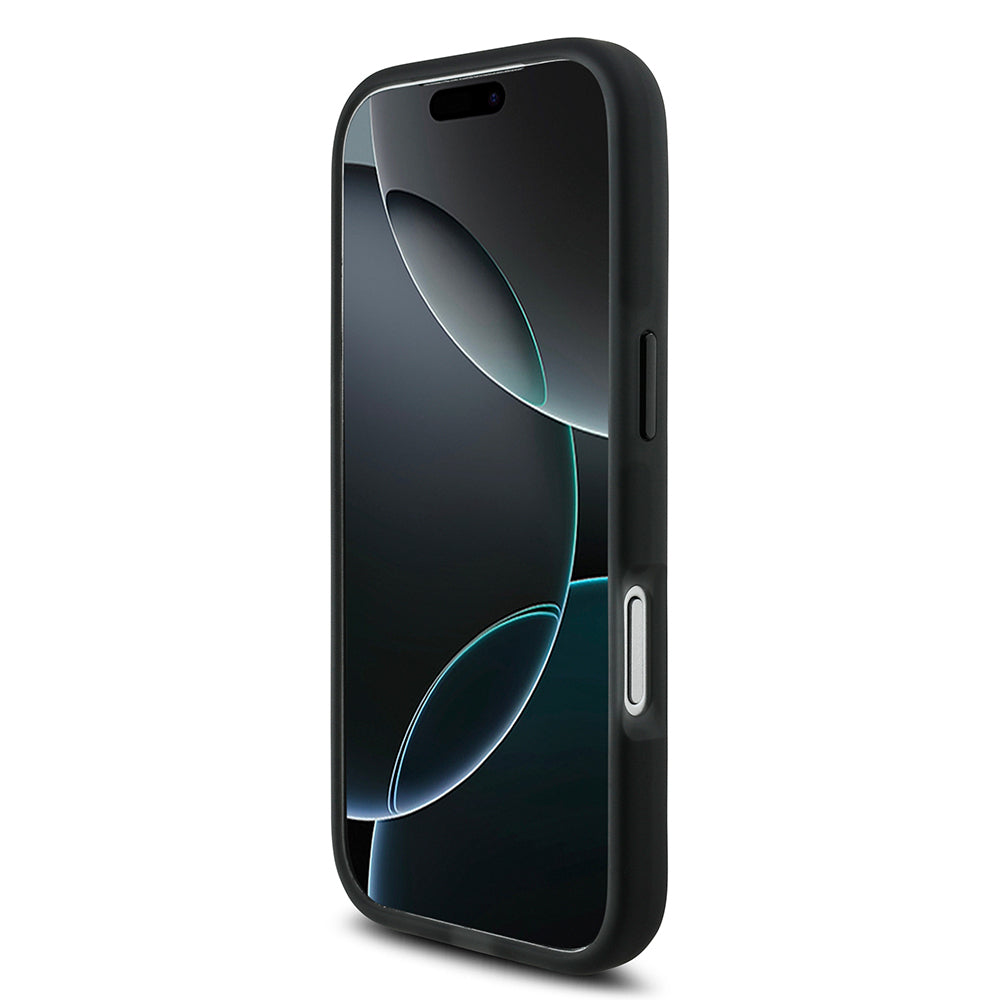 Apple iPhone 17 Pro Kılıf TUMI Orjinal Lisanslı M-safe Şarj Özellikli Buzlu Transparan Kapak Siyah