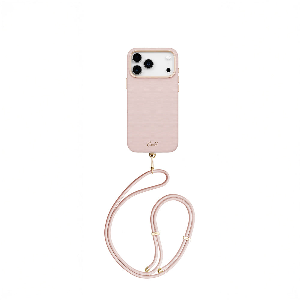 Apple iPhone 17 Pro Max Kılıf M-safe Şarj Özellikli Askı İpli Coehl Mirelle Kapak Siyah