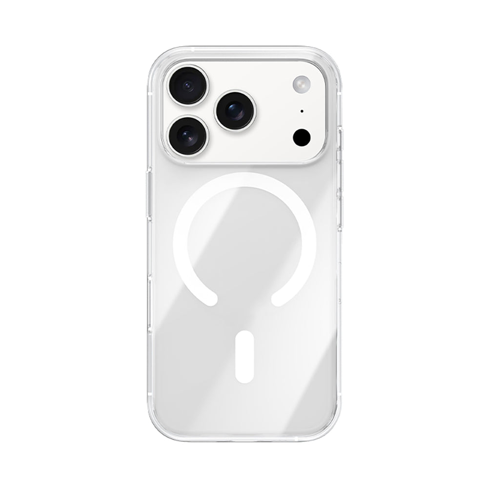 Apple iPhone 17 Pro Max Kılıf M-safe Şarj Özellikli Benks Crystal Serisi Şeffaf Kapak Şeffaf