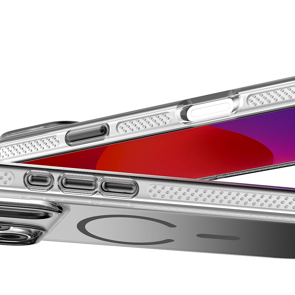 Apple iPhone 17 Pro Max Kılıf M-safe Şarj Özellikli Sararmaya Karşı Dayanıklı Mutural Icesense Serisi Kapak Mavi