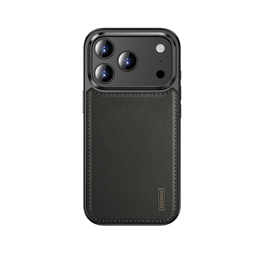 Apple iPhone 17 Pro Max Kılıf M-safe Şarj Özellikli Standlı Leto Kapak Siyah