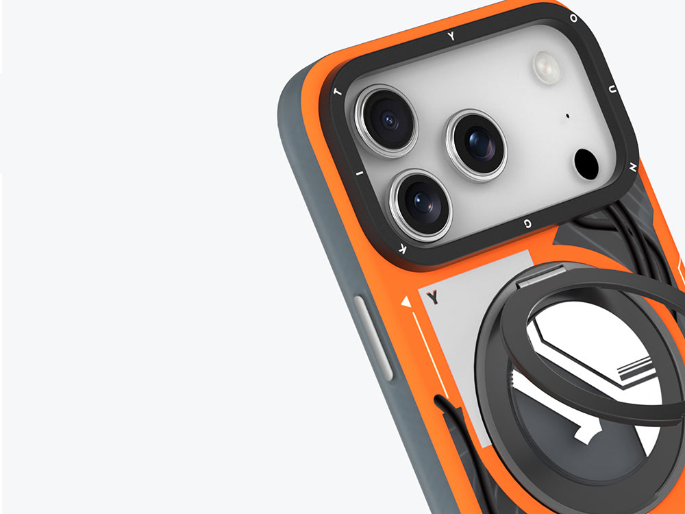 Apple iPhone 17 Pro Max Kılıf M-safe Şarj Özellikli Youngkit Starship Serisi Kapak Beyaz