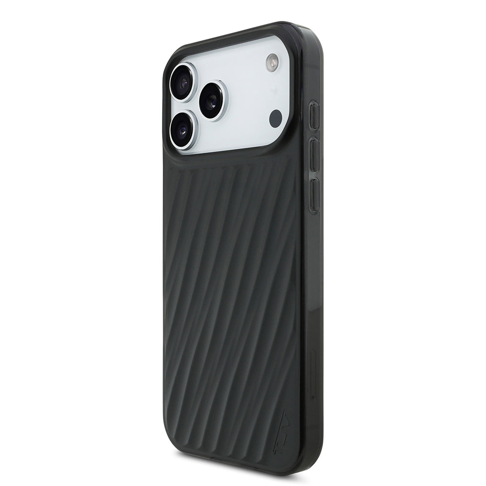 Apple iPhone 17 Pro Max Kılıf TUMI Orjinal Lisanslı M-safe Şarj Özellikli Transparan Kapak Siyah