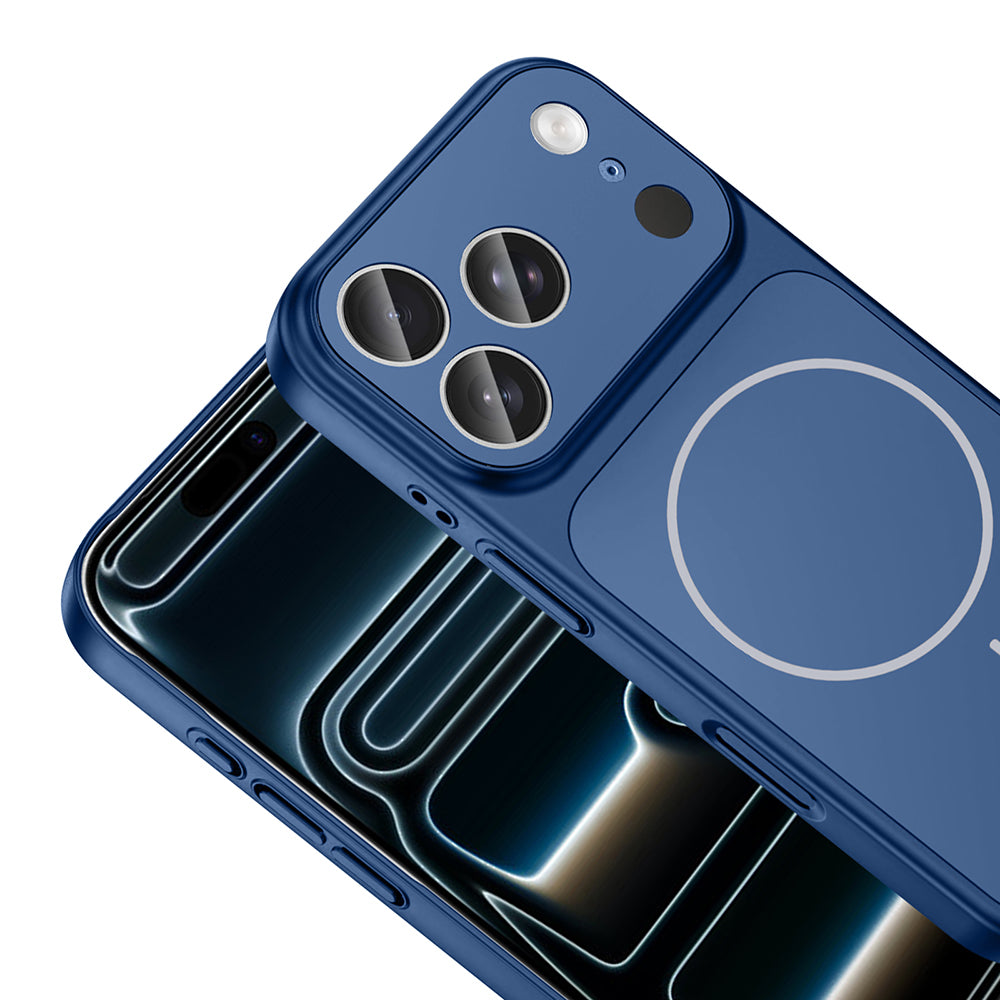 Apple iPhone 17 Pro Max Kılıf Zore M-Safe Şarj Özellikli Kamera Korumalı Formen Kapak Siyah