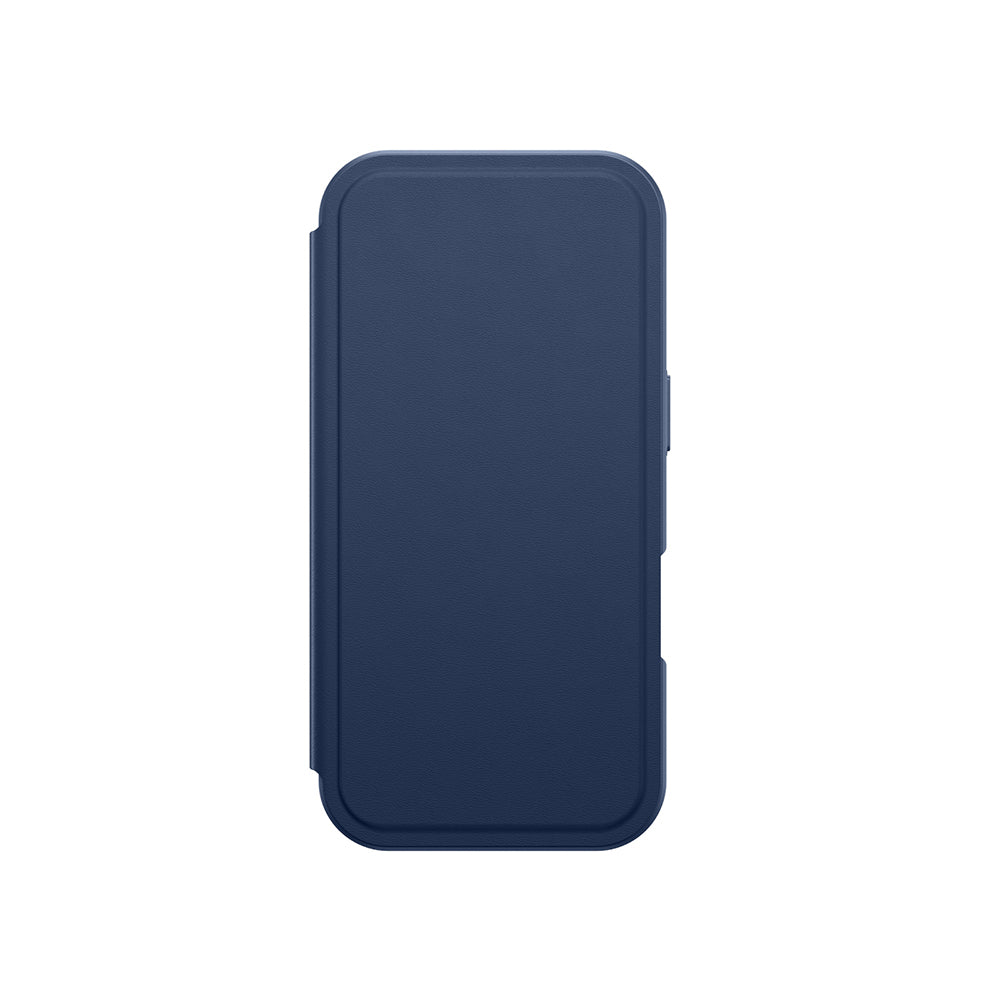 Apple iPhone 17 Pro Max PU Kartlıklı Kapaklı Amazingthing Glamour Foilo Serisi Kılıf Siyah