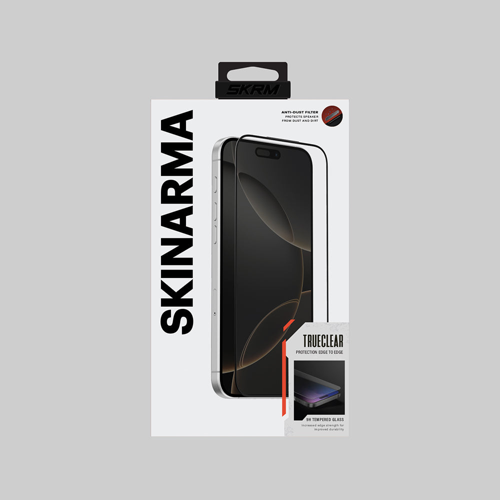 Apple iPhone 17 Pro Skinarma 0.33mm Antidust True Clear Cam Ekran Koruyucu Şeffaf