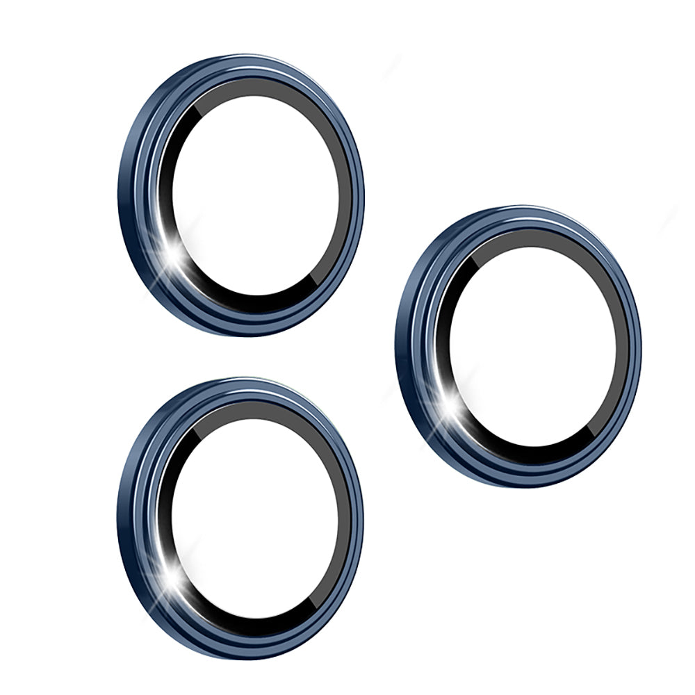 Apple iPhone 17 Pro Wiwu LG-005 Falcon Anti Reflective Çizilmeye Karşı Dayanıklı Kamera Lens Koruyucu Lacivert