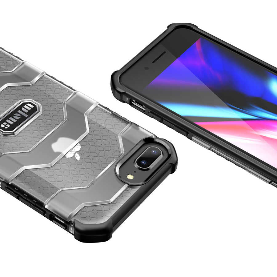 Apple iPhone 7 Plus Kılıf Wlons Mit Kapak Yeşil