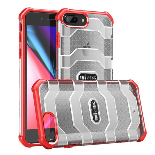 Apple iPhone 7 Plus Kılıf Wlons Mit Kapak Kırmızı