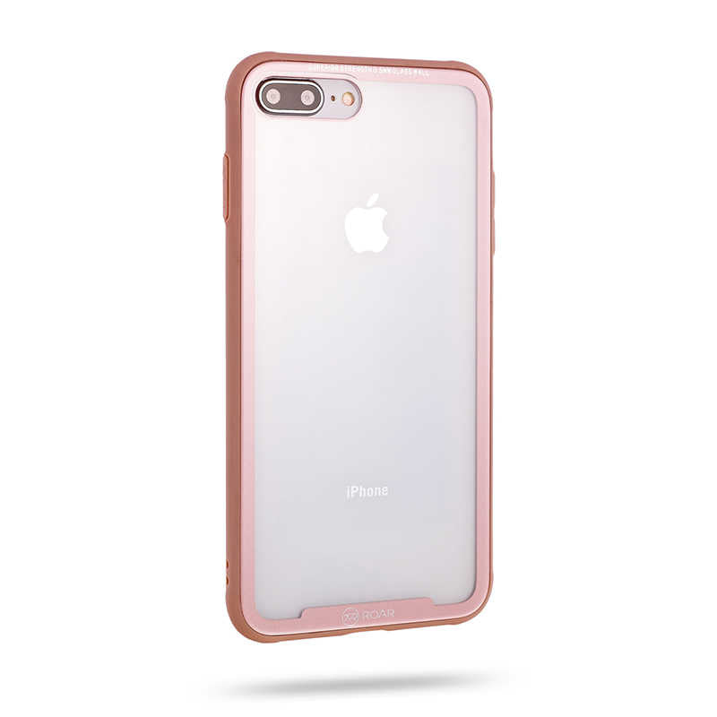 Apple iPhone 7 Plus Kılıf Roar Glassoul Airframe Kapak Beyaz