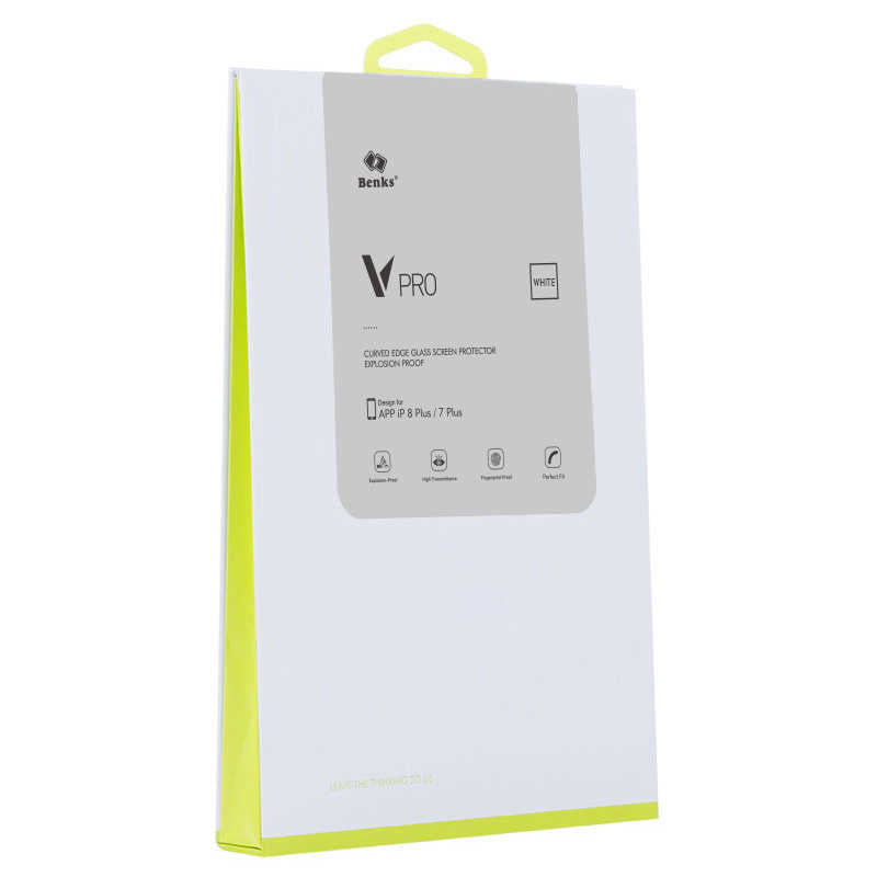Apple iPhone 8 Benks 0.3mm V Pro Ekran Koruyucu Beyaz