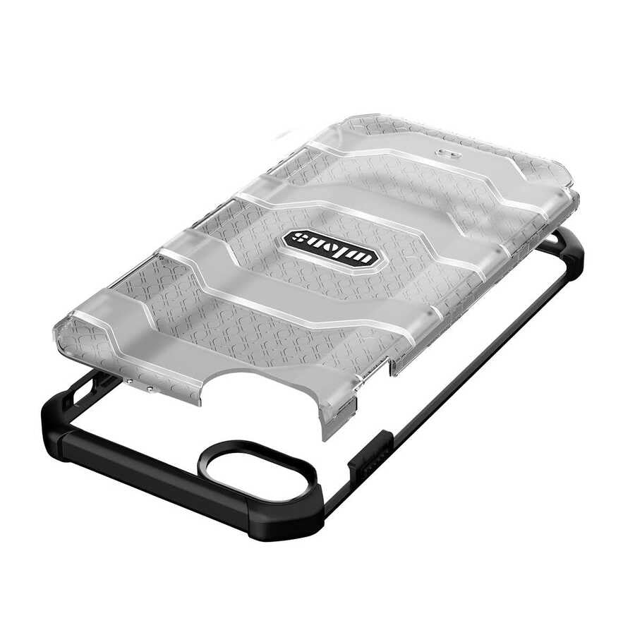 Apple iPhone 8 Kılıf Wlons Mit Kapak Siyah