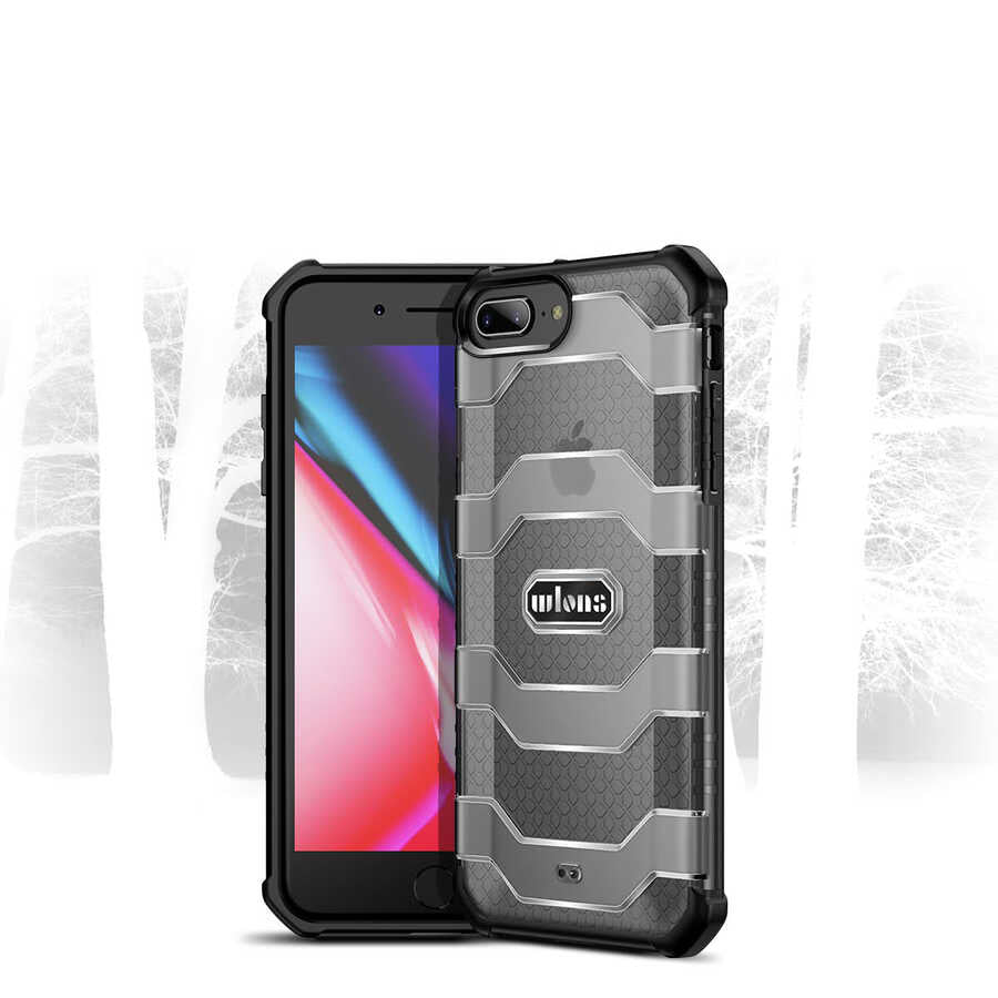 Apple iPhone 8 Plus Kılıf Wlons Mit Kapak Yeşil