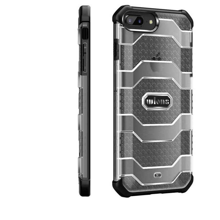 Apple iPhone 8 Plus Kılıf Wlons Mit Kapak Yeşil