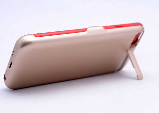 Apple iPhone 8 Plus Şarjlı Kılıf Harici Batarya Siyah