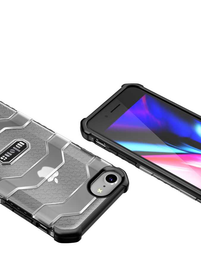 Apple iPhone SE 2020 Kılıf Wlons Mit Kapak Kırmızı