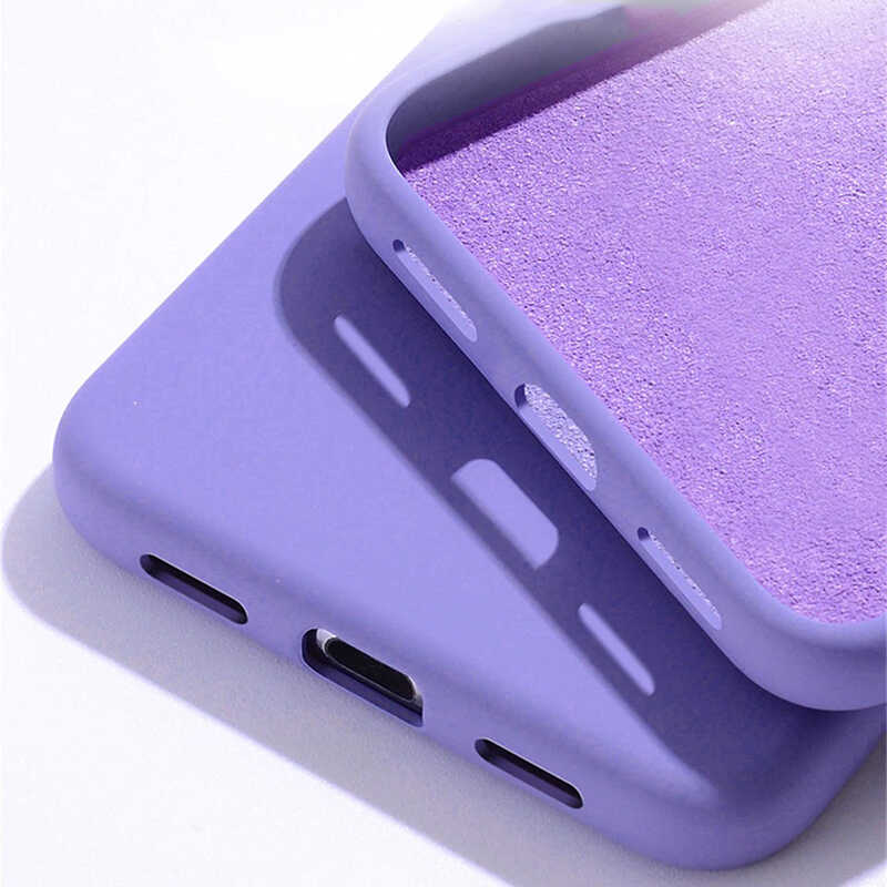 Apple iPhone SE 2020 Kılıf Zore LSR Lansman Kapak Lila