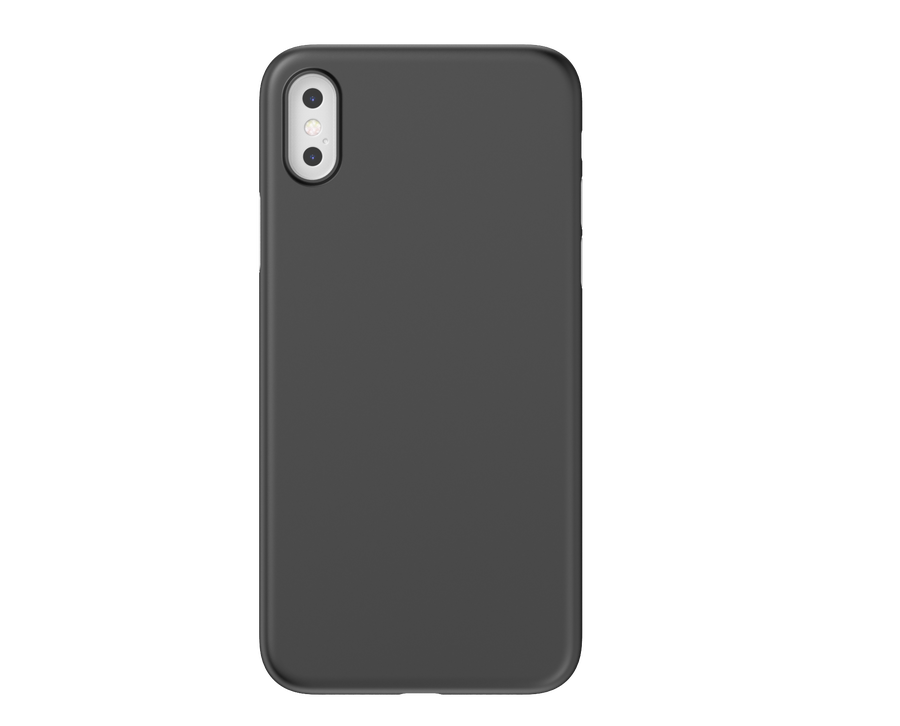 Apple iPhone X Kılıf Wiwu Skin Nano PP Kapak Siyah