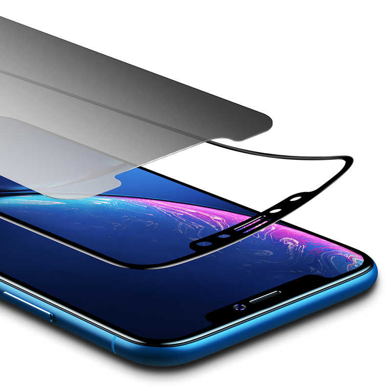 Apple iPhone XR 6.1 Benks 0.3mm V Pro Privacy Ekran Koruyucu Siyah