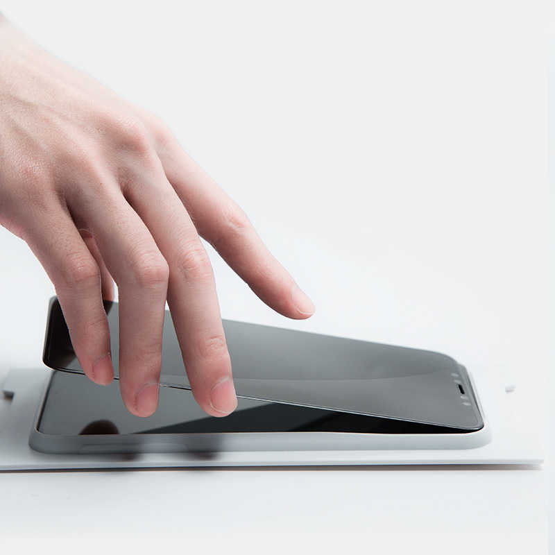 Apple iPhone XR 6.1 Benks 0.3mm V Pro Privacy Ekran Koruyucu Siyah