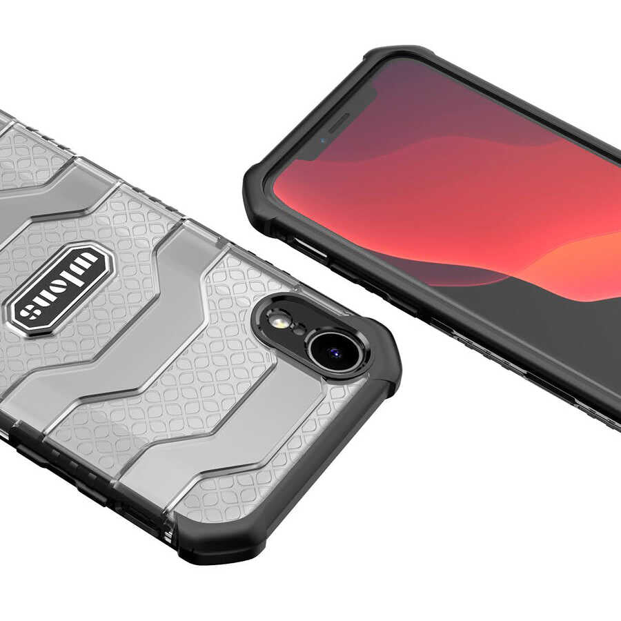 Apple iPhone XR 6.1 Kılıf Wlons Mit Kapak Siyah