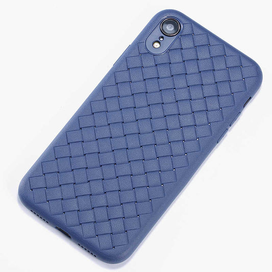 Apple iPhone XR Kılıf Benks Weavelt Tpu Protective Kapak Mavi