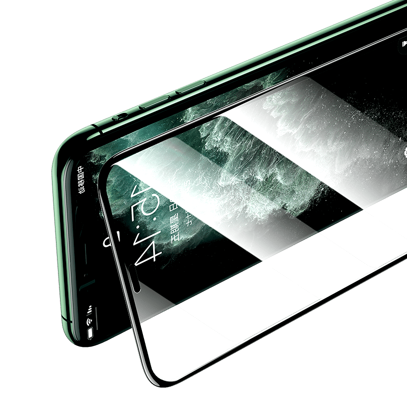 Apple iPhone XS 5.8 Benks 0.3mm V Pro Full Curved Ekran Koruyucu Siyah