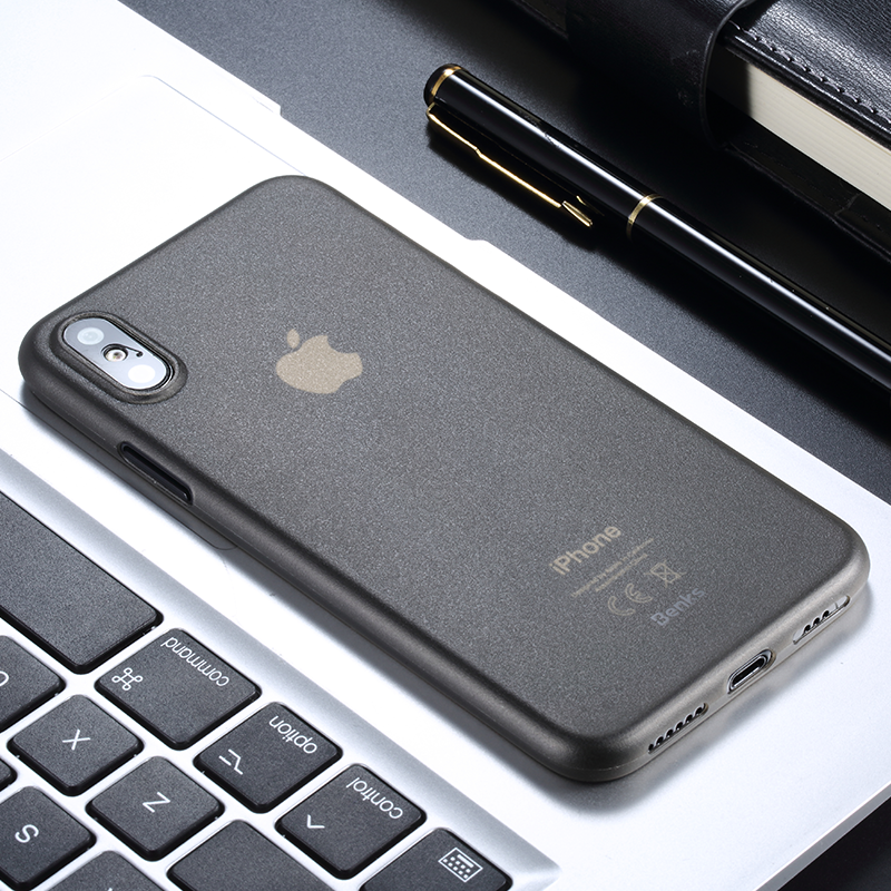 Apple iPhone XS 5.8 Kılıf Benks Lollipop Protective Kapak Siyah