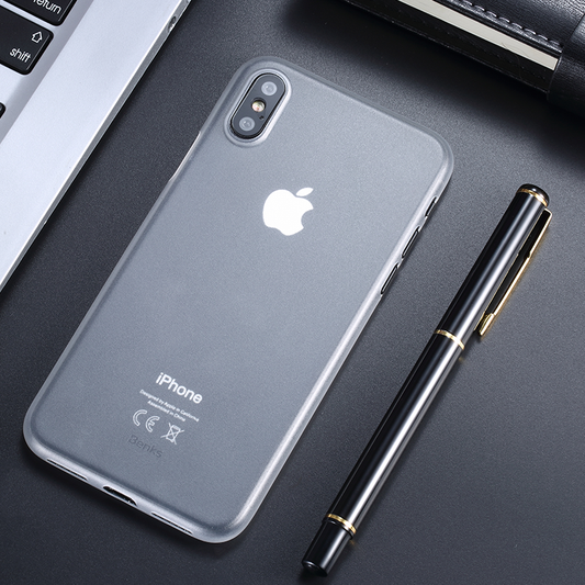 Apple iPhone XS 5.8 Kılıf Benks Lollipop Protective Kapak Transparan Beyaz