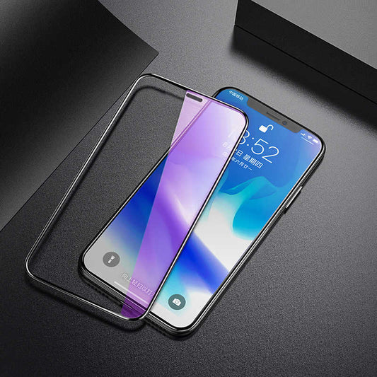 Apple iPhone XS Max 6.5 Benks 0.3mm V Pro Ekran Koruyucu Anti-Bluelight Siyah