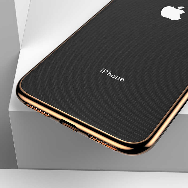 Apple iPhone XS Max 6.5 Benks Magic Glitz Ultra-Thin Transparent Protective Soft Kapak Gümüş