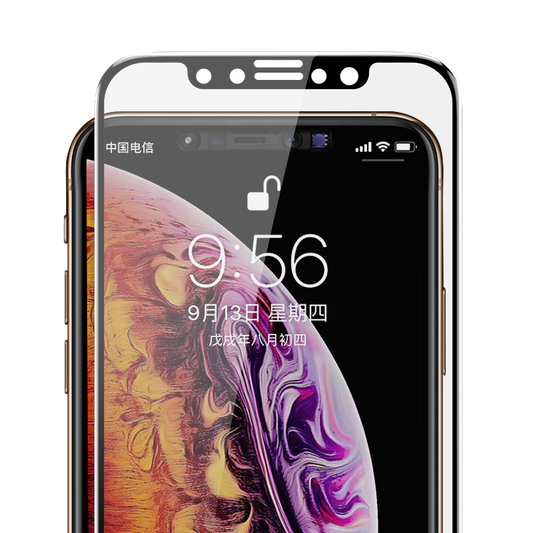 Apple iPhone XS Max 6.5 Benks 0.3mm V Pro Privacy Ekran Koruyucu Siyah