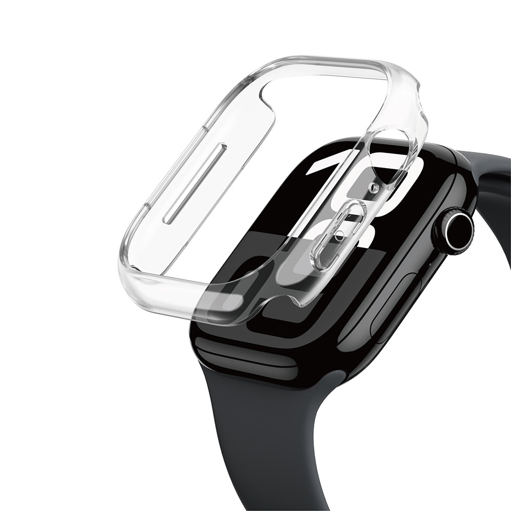 Apple Watch 10 42mm Amazingthing Radix Minimal FrameLite Sert PC Kasa Koruyucu Şeffaf