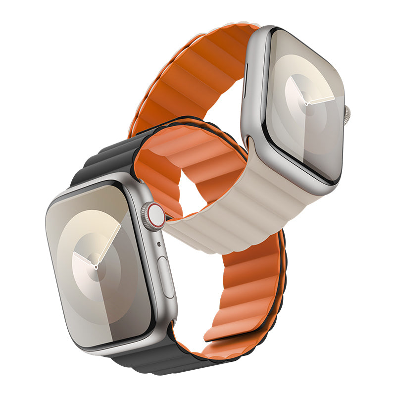 Apple Watch 10 42mm Benks Magnetik Tak Çıkar Silikon Strap Kayış Siyah