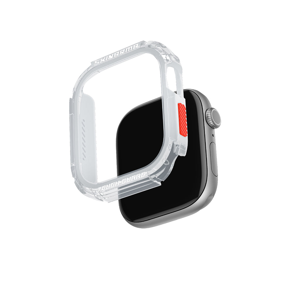 Apple Watch 10 46mm Skinarma Atom TPU Kasa Koruyucu Kırmızı
