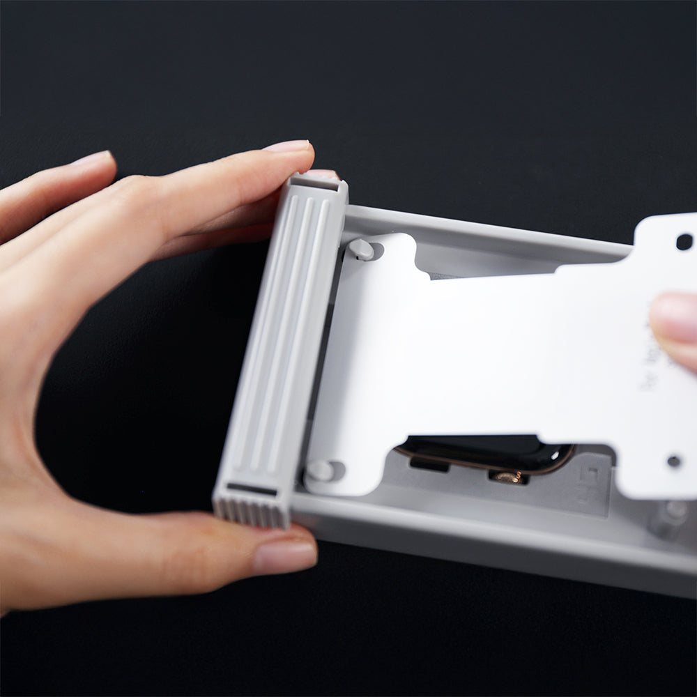 Apple Watch 10 46mm Amazingthing Radix Protective Parmak İzi Bırakmayan HD Ekran Koruyucu Film + Kolay Uygulama Aparatı Şeffaf