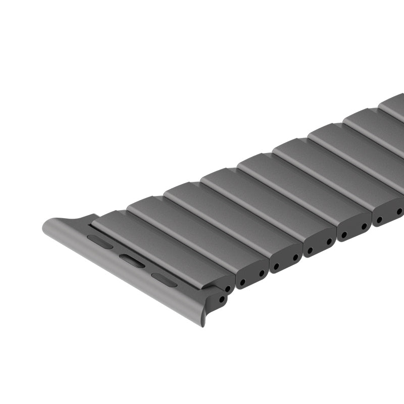 Apple Watch 10 46mm Benks Aero Titan Serisi Titanyum Metal Kordon Titanyum