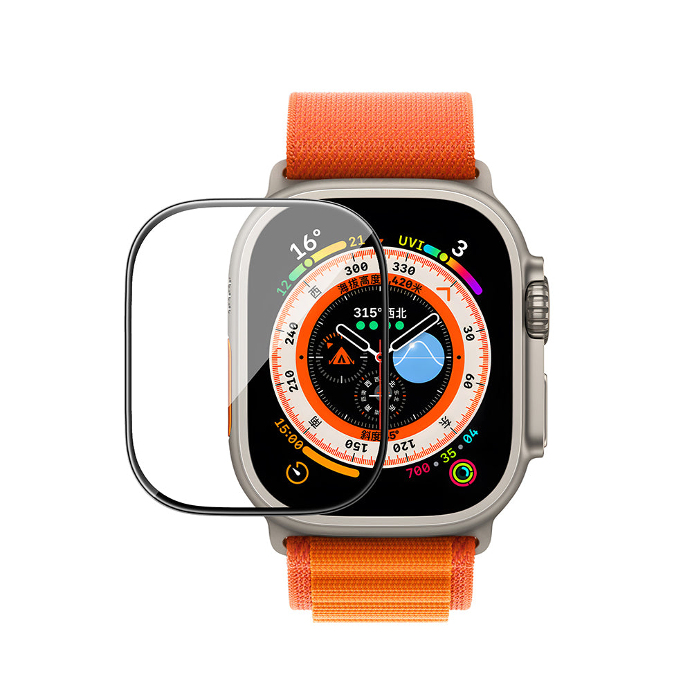 Apple Watch 10 46mm Wiwu JD-107 Easy Install Serisi HD Ekran Koruyucu Film + Kolay Uygulama Aparatı Şeffaf