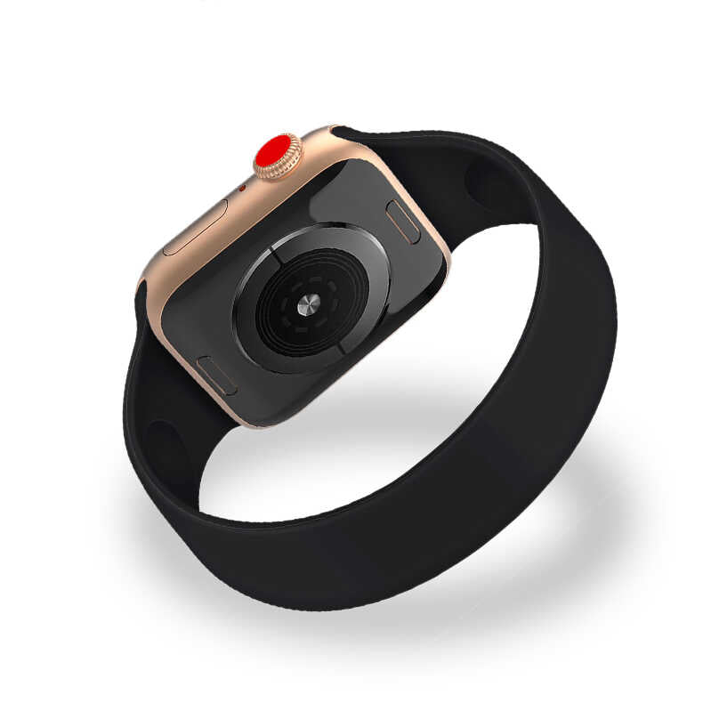 Apple Watch 38mm KRD-31 Solo Loop Medium Kordon Mürdüm