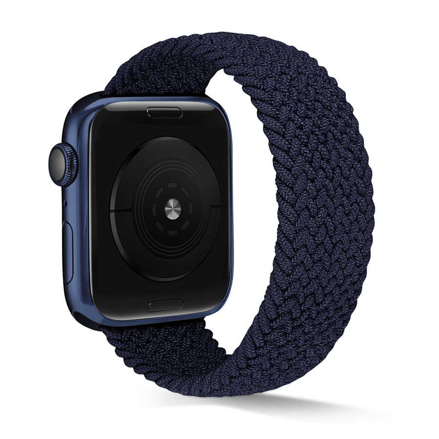 Apple Watch 38mm KRD-38 Medium Kordon Lacivert