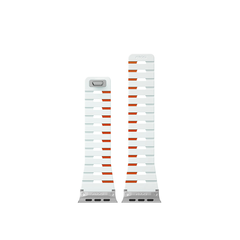 Apple Watch 38mm Skinarma Gemini Serisi TPU Magnetik Silikon Kordon Siyah-Pembe