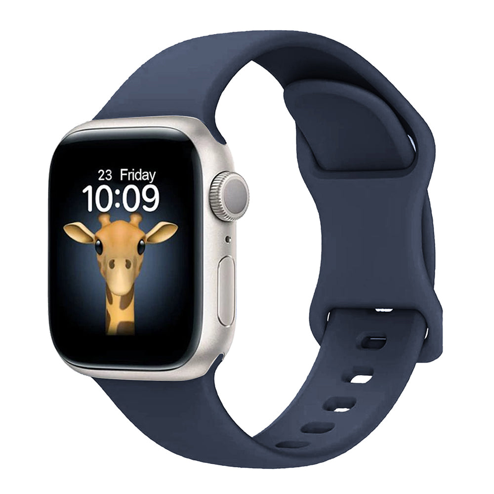 Apple Watch 38mm Zore KRD-131 Silikon Kordon Strap Kayış Lacivert
