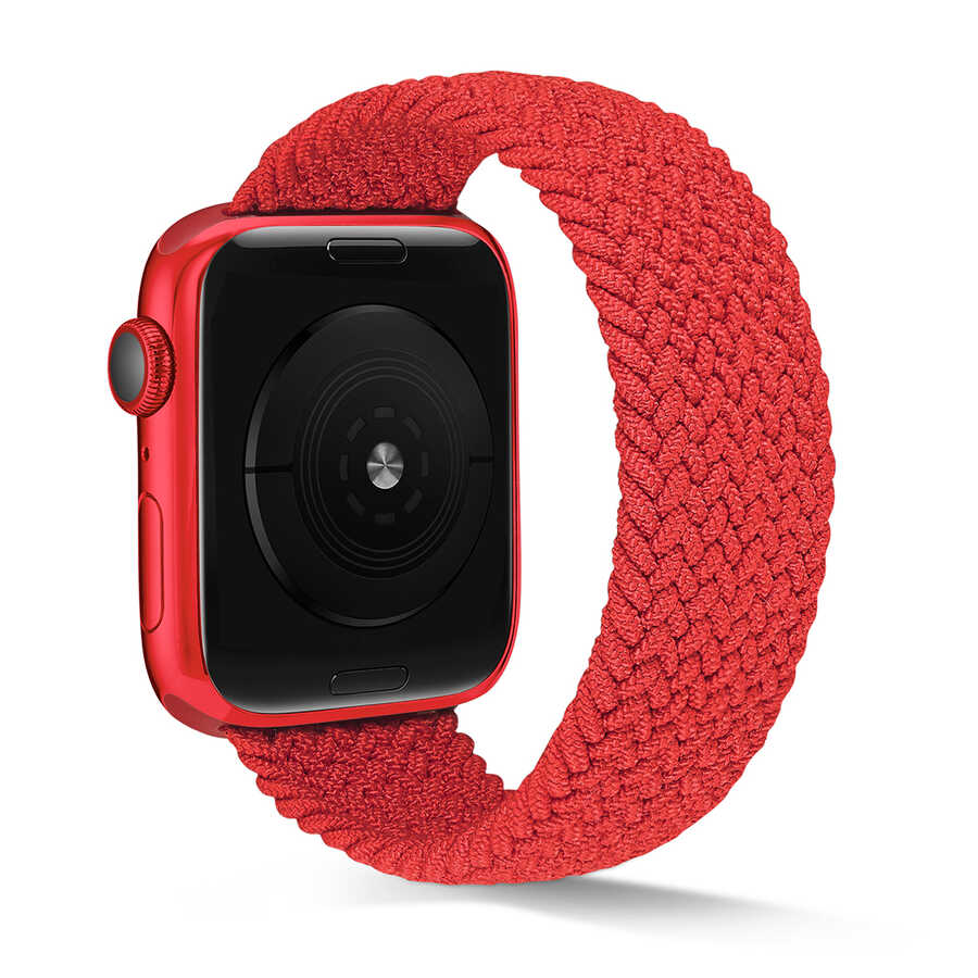 Apple Watch 40mm KRD-38 Medium Kordon Kırmızı