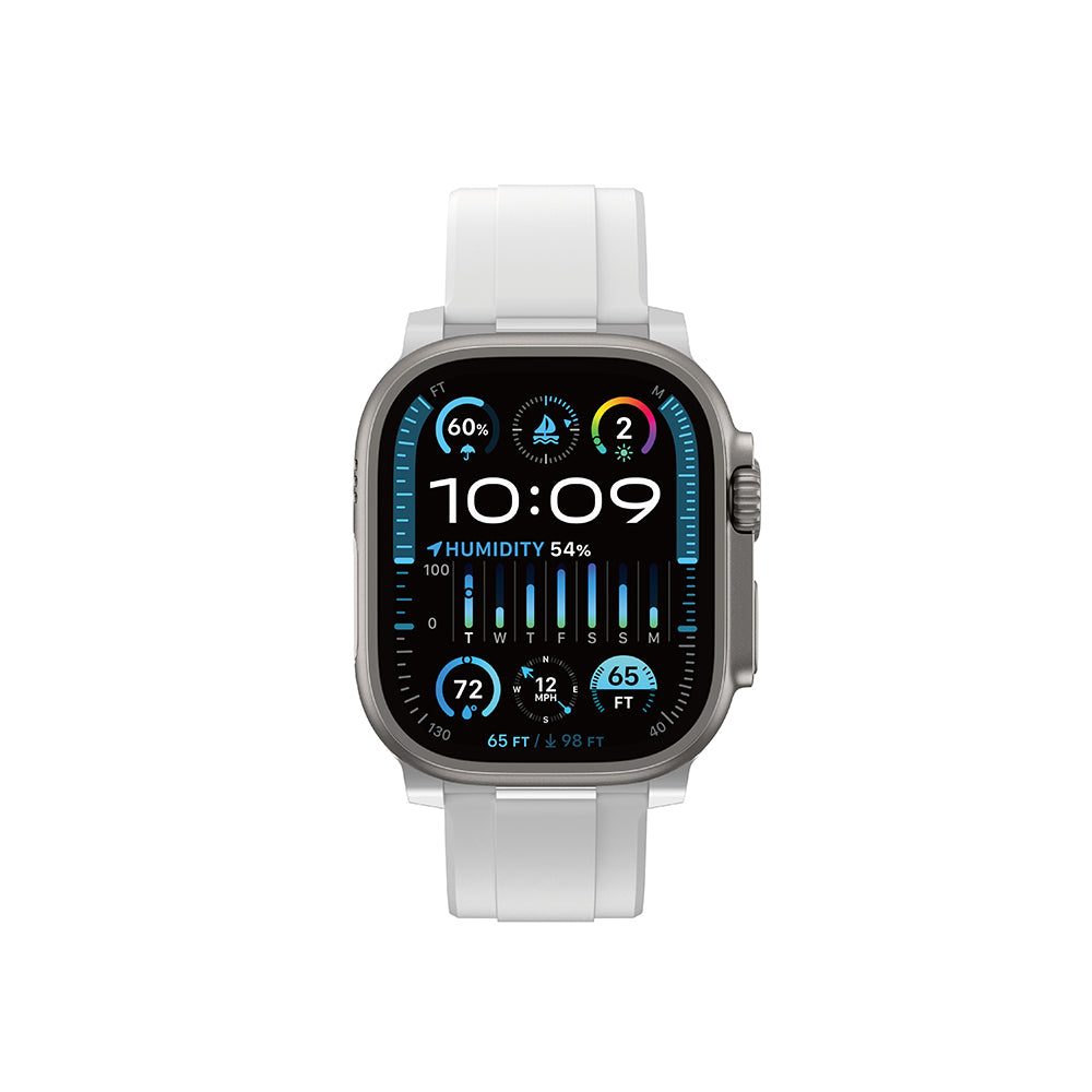 Apple Watch 42mm Amazingthing Titan Chrono Silikon Kordon Lacivert