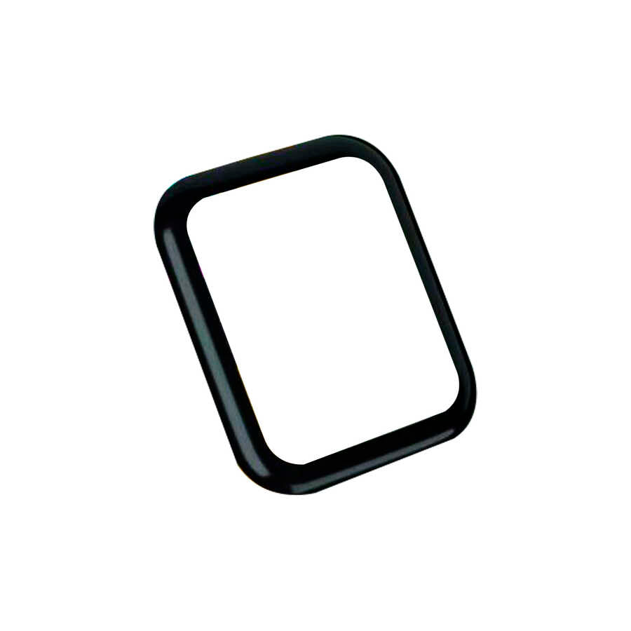 Apple Watch 42mm Go Des 2 in 1 Ekran Koruyucu Siyah