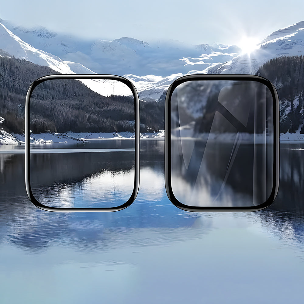 Apple Watch 42mm Wiwu JD-107 Easy Install Serisi HD Ekran Koruyucu Film + Kolay Uygulama Aparatı Siyah