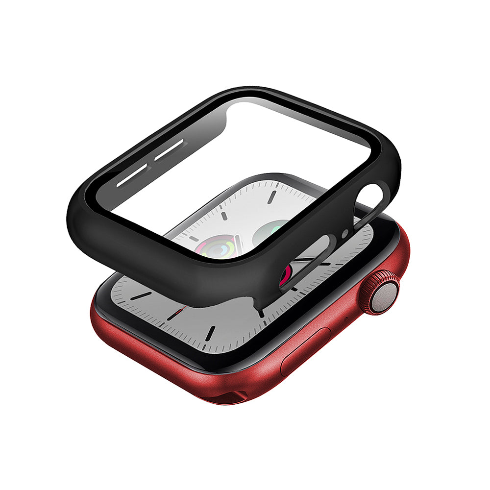 Apple Watch 7 45mm SkinArma Gado Sert Silikon Kasa ve Ekran Koruyucu Renksiz