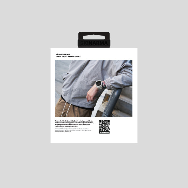 Apple Watch 7 45mm Skinarma Mecha 2in1 TPU Kasa Koruyucu + Silikon Kordon Yeşil