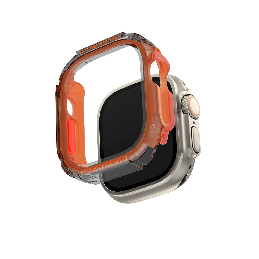 Apple Watch Ultra 49mm Skinarma Atom TPU Kasa Koruyucu Şeffaf