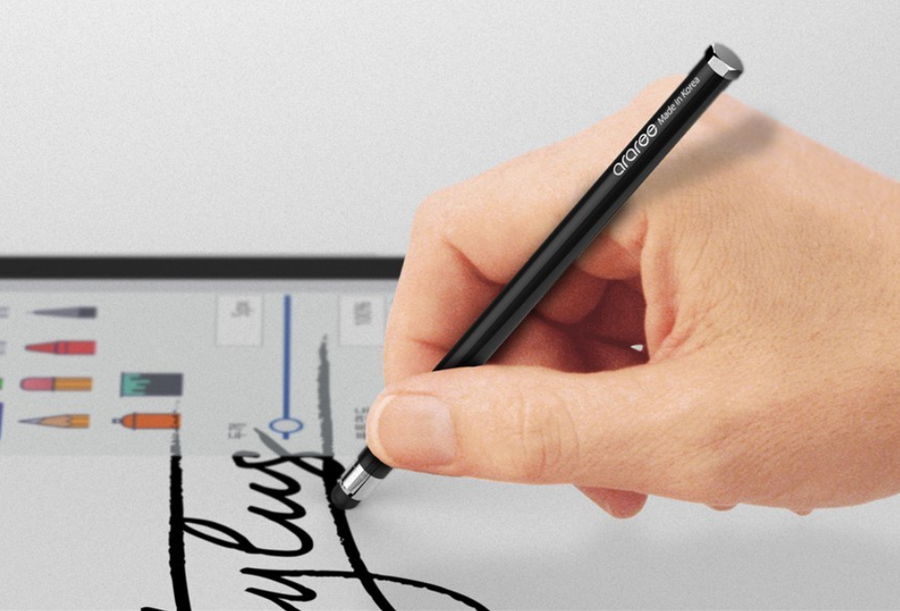 Araree Stylus Dokunmatik Çizim Kalemi Siyah